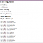 configuration menu